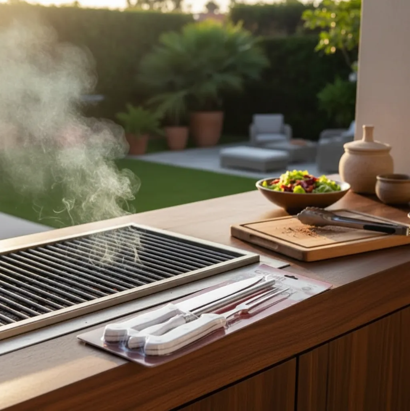 KIT PARA CHURRASCO C/ 3 PEÇAS - GADAN