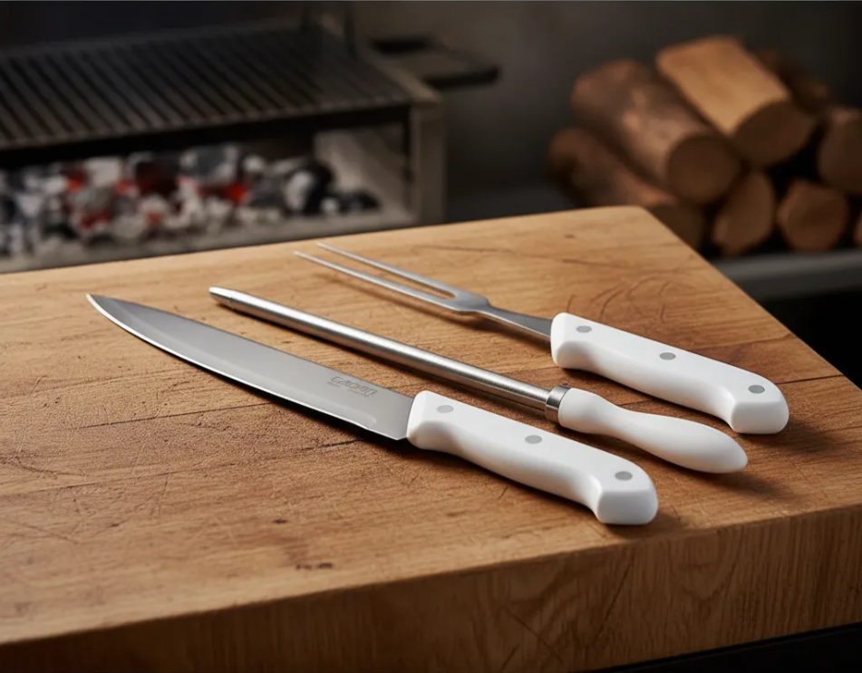 KIT PARA CHURRASCO C/ 3 PEÇAS - GADAN