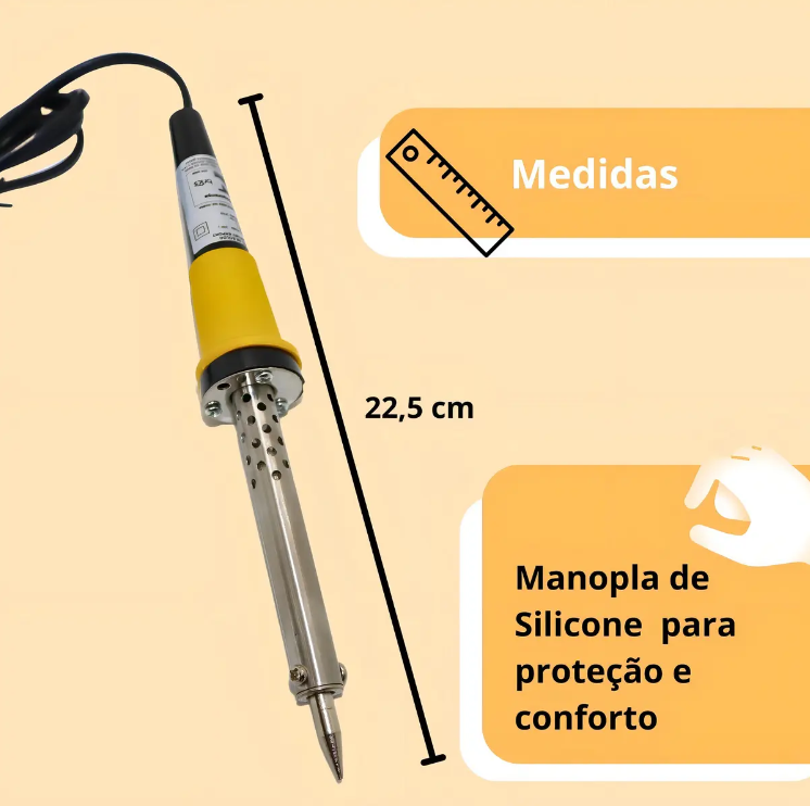 FERRO DE SOLDA SEGMA 60W 220V