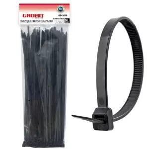 ABRAÇADEIRA DE NYLON - 3.6X200MM C/ 100UN. PRETA - GADAN