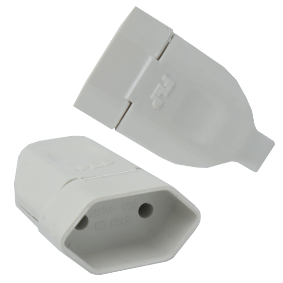 PINO FEMEA 2P 10A 250V - FLP