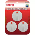 KIT COM 3 GANCHOS MULTIUSO - GADAN