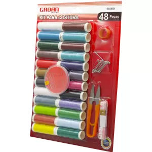 KIT DE COSTURA COM 48 PCS-GADAN