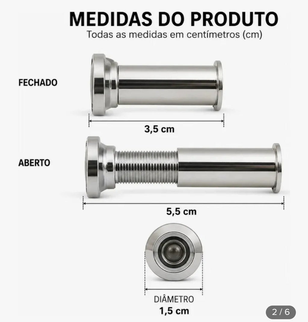 OLHO MÁGICO PARA PORTA  - GADAN