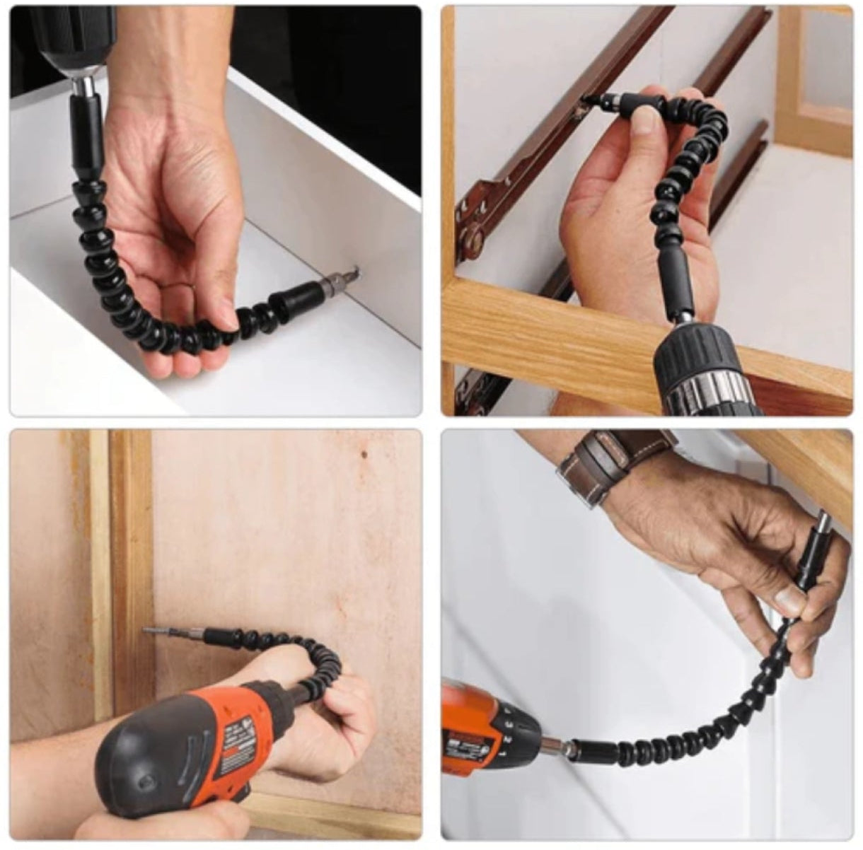 KIT CABO EXTENSOR FLEXIVEL + 11 PCS PARA PARAFUSADEIRA - GADAN