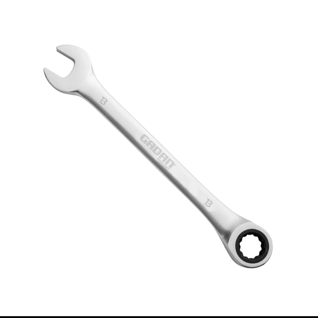 CHAVE COMBINADA COM CATRACA 13MM CROMADA PROFISSIONAL -GADAN