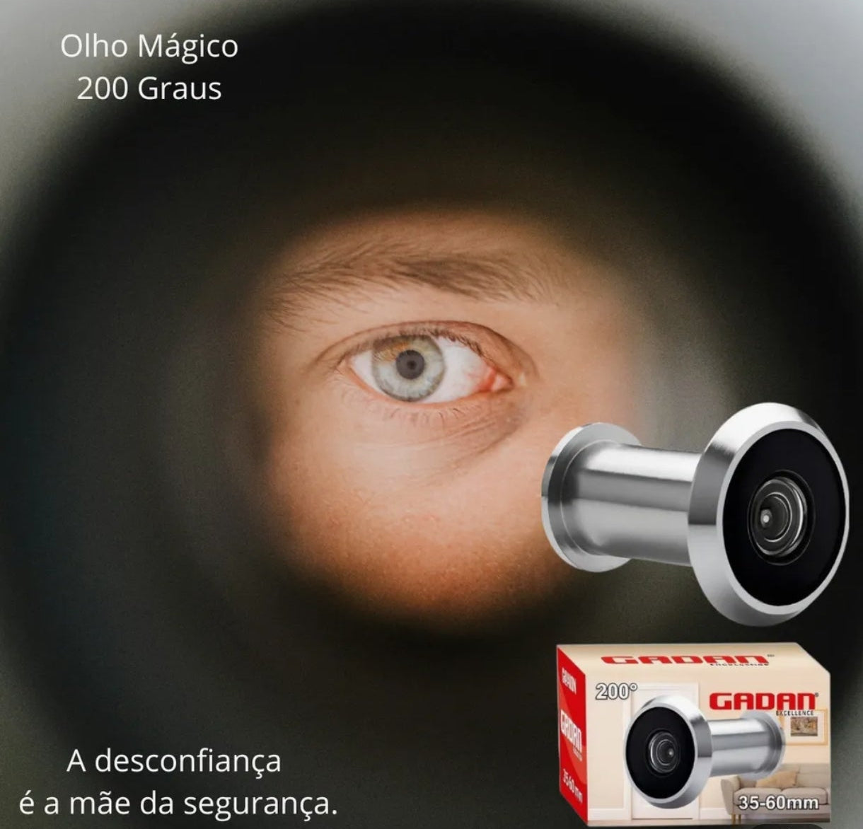 OLHO MÁGICO PARA PORTA  - GADAN