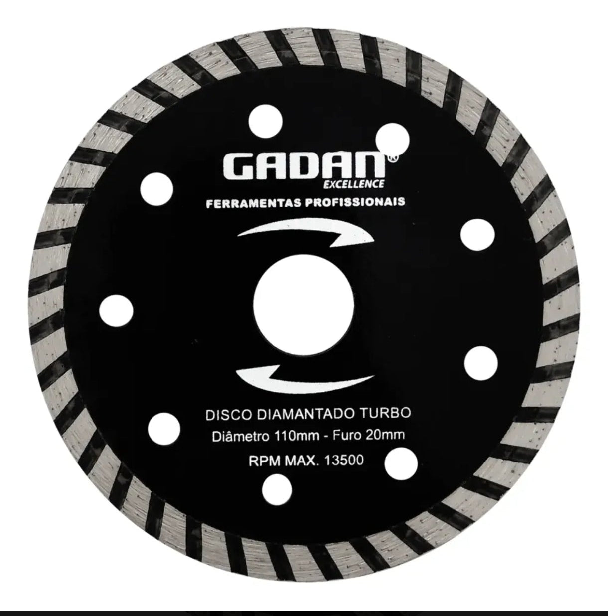 DISCO DE CORTE 4" DIAMANTADO PARA PORCELANATO - GADAN