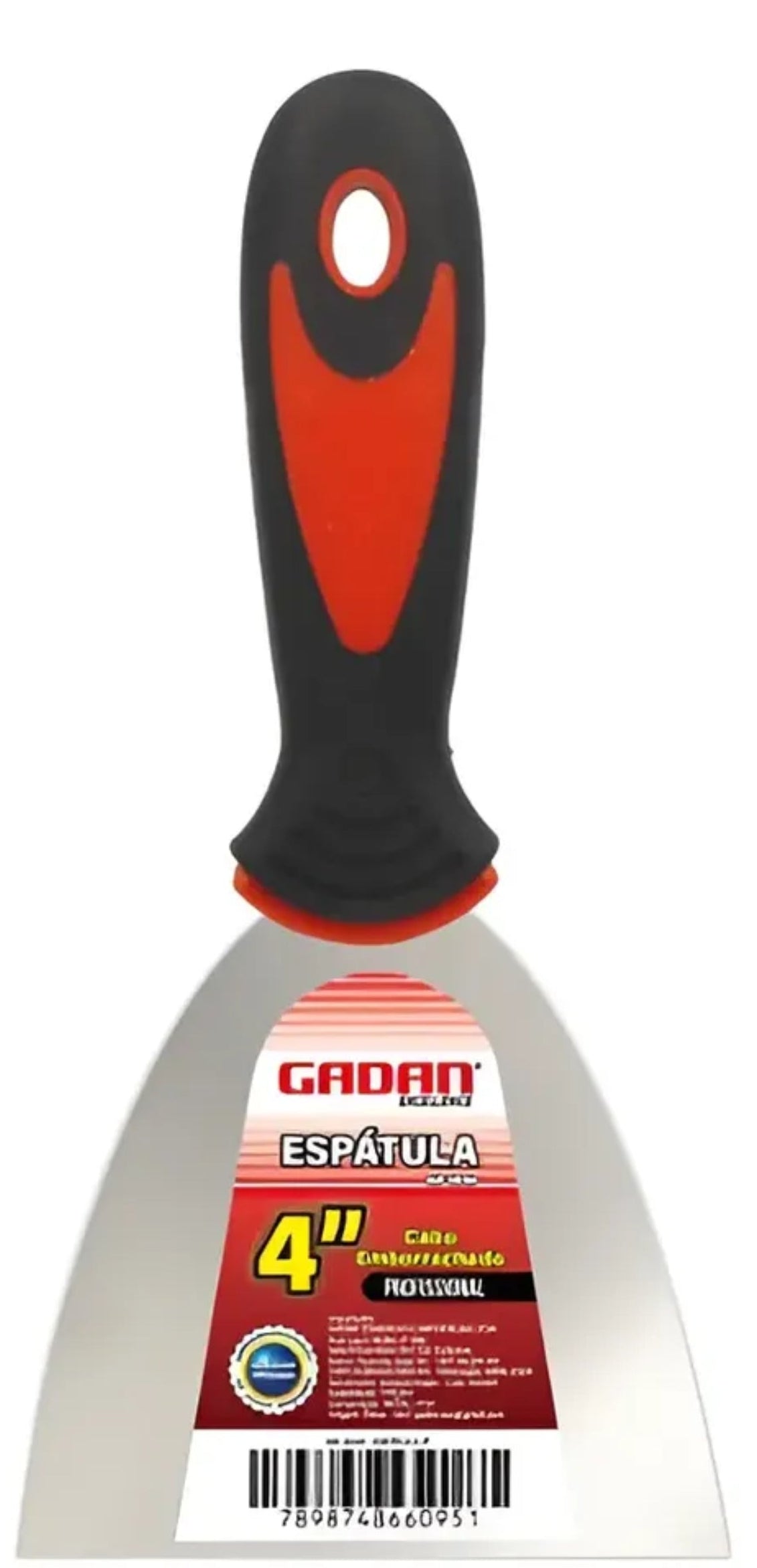 ESPATULA 4" EMBORRACHADA PROFISSIONAL - GADAN