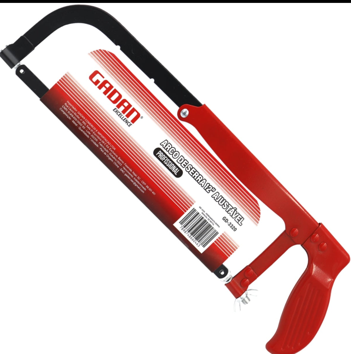 ARCO DE SERRA 12" COM SERRA BIMETAL PROFISSIONAL -GADAN
