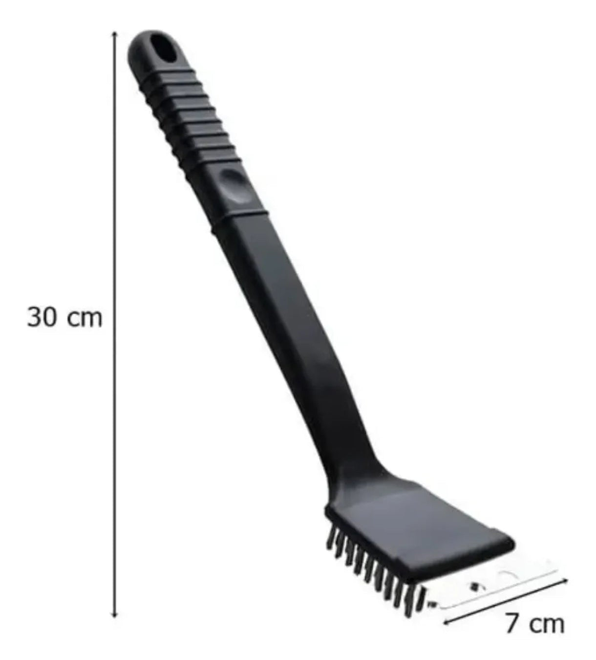 ESCOVA LIMPA GRELHA COM RASPADOR 12" - GADAN