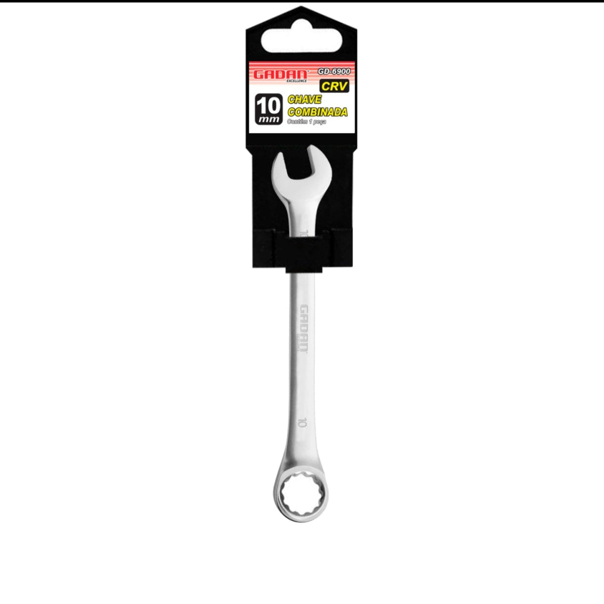 CHAVE COMBINADA 10MM CROMADA PROFISSIONAL -GADAN