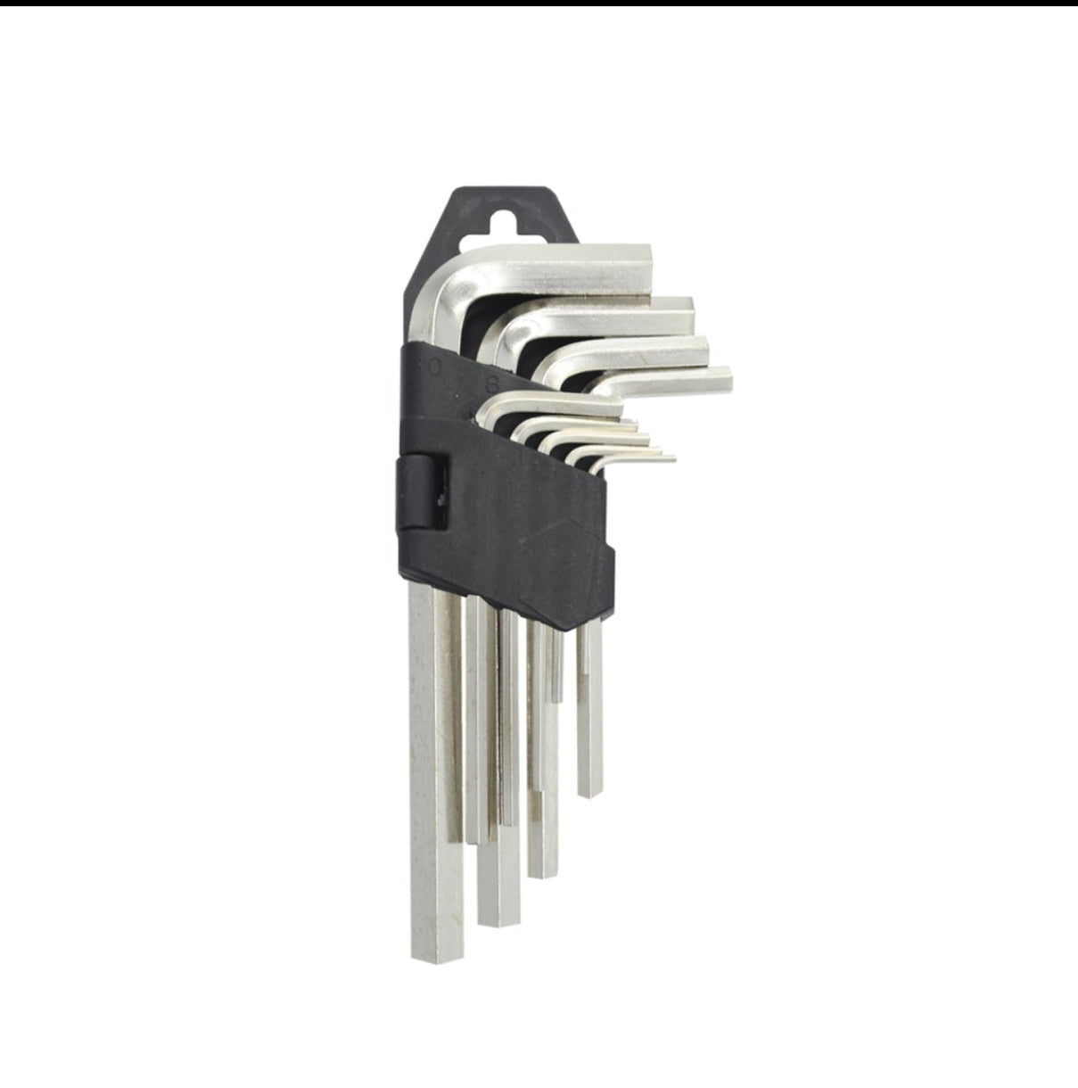 CHAVE ALLEN C/9 PEÇAS (PEQUENA) 1,5MM A 10MM AÇO CROMO-GADAN