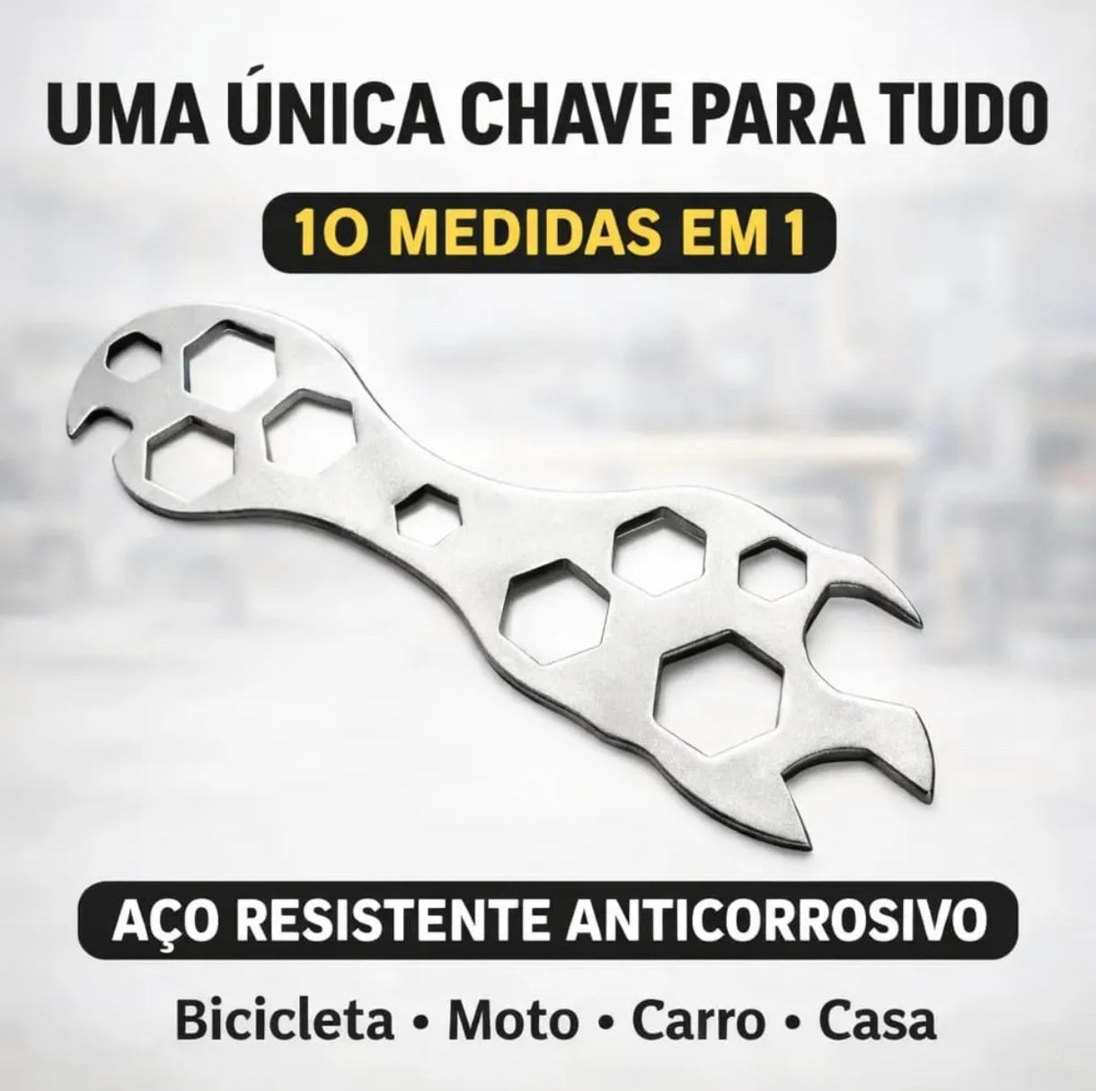 CHAVE PARA BIKE 10 EM 1-GADAN